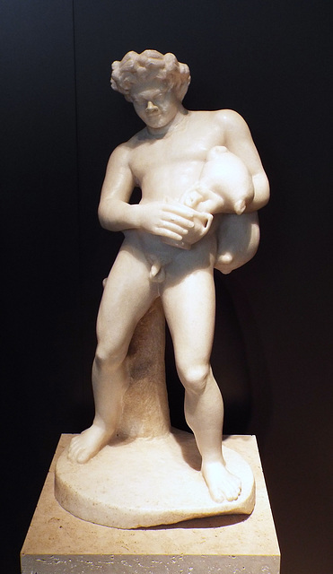 Drunken Faun in the Archaeological Museum of Madrid, October 2022