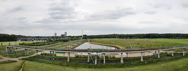 Panoramablick über den Glückauf-Park auf dem ehemaligen Kokereigelände Hassel