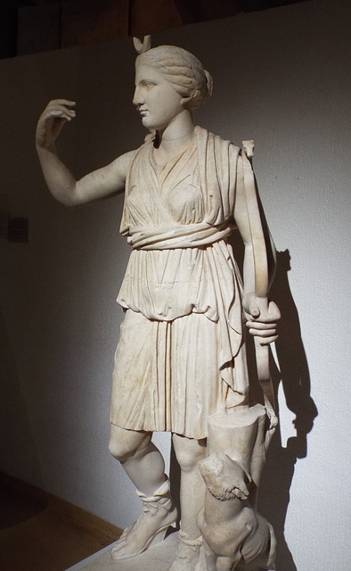 Statue of Diana in the Lugdunum Gallo-Roman Museum, October 2022