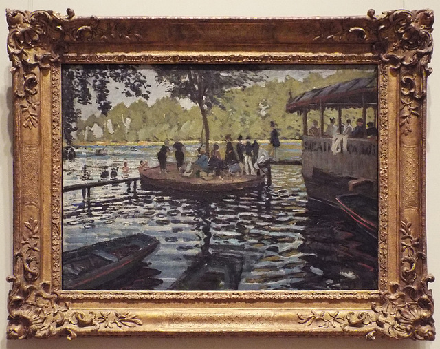 La Grenouillere by Monet in the Metropolitan Museum of Art, July 2018