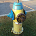 Storz 100 hydrant / Borne à incendie à saveur jaunâtre