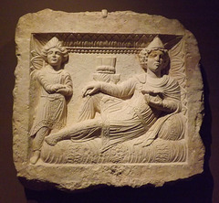 Funerary Relief of a Banquet in the Yale University Art Gallery, October 2013