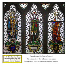 Saint Leonard's Church, Seaford - Seaford Ladies College memorial window