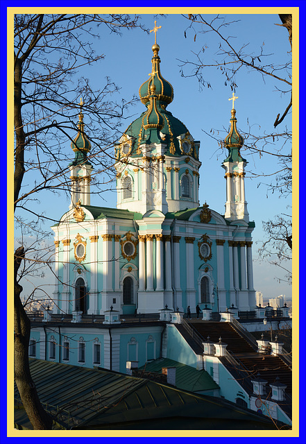 Church of Sint Andrew  -Kiev  (Pray for Ukraine) !!