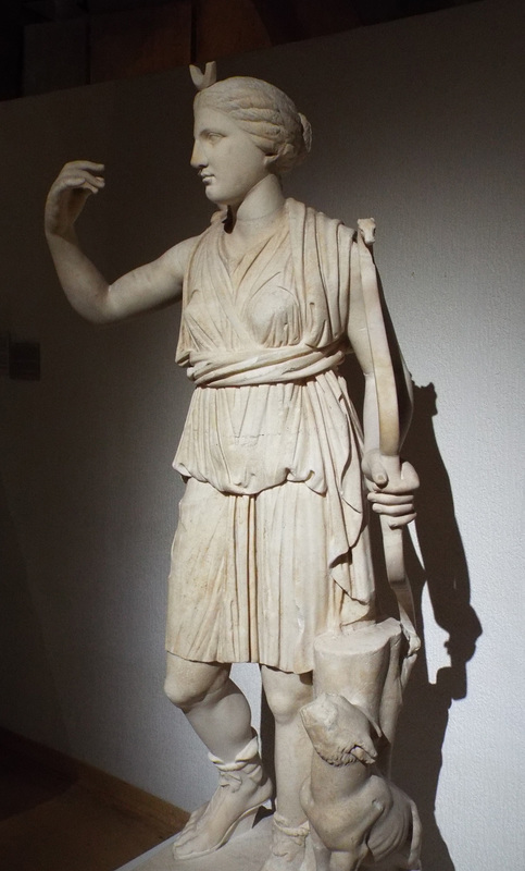 Statue of Diana in the Lugdunum Gallo-Roman Museum, October 2022