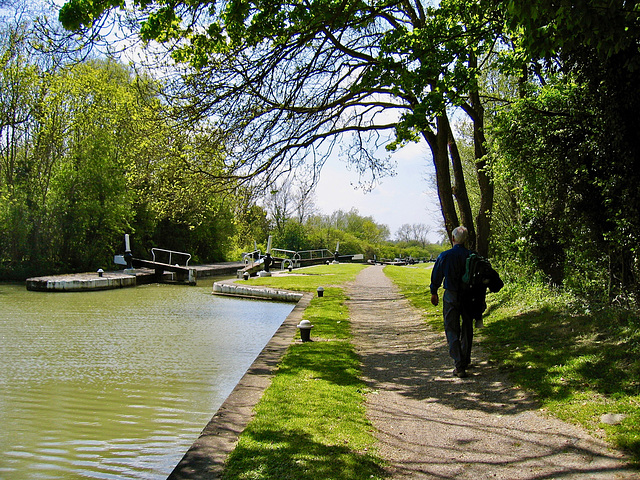 Stockton Locks on the Grand Union Canal