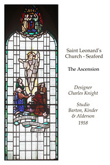 Saint Leonard's Church, Seaford - The Ascension window