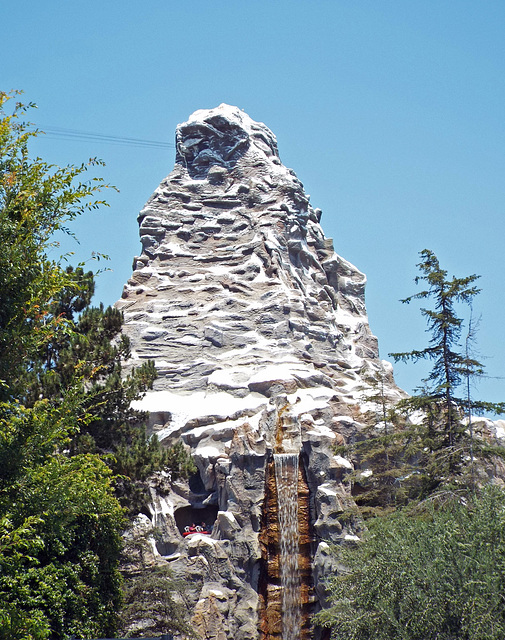 The Matterhorn in Disneyland, June 2016