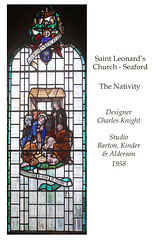 Saint Leonard's Church, Seaford - The Nativity window