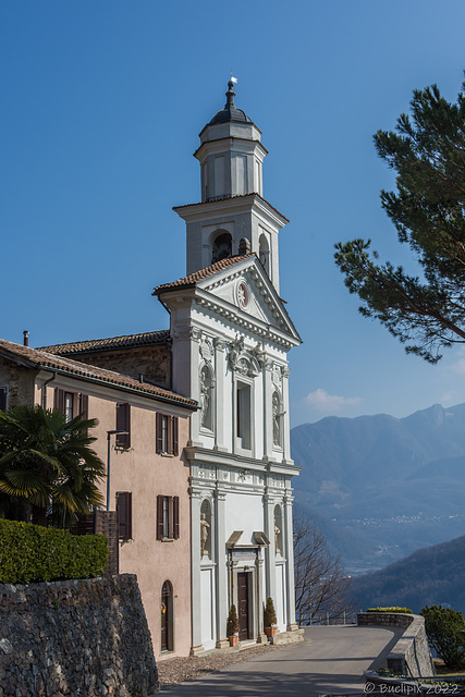 Vico Morcote ... Kirche Santi Fedele und Simone ... P.i.P.  (©Buelipix)