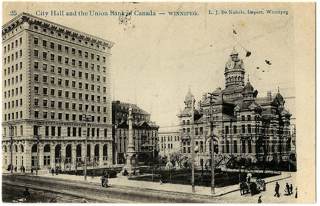 WP1972 WPG - CITY HALL AND THE UNION BANK OF CANADA