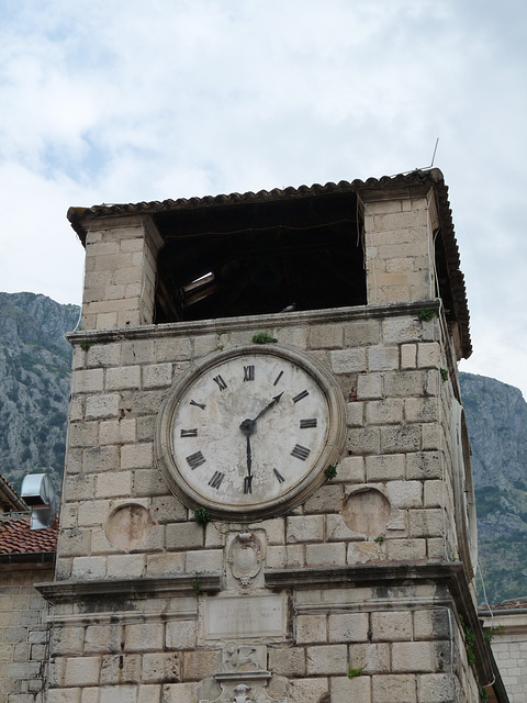 Kotor- 16th Century Clocktower