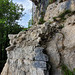 Mauerwerk an der Luegsteinhöhle