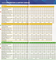 Universal bus service (Cambridge) leaflet - (6 of 6)