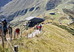Aufstieg zum Fellhorn-Gipfel