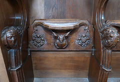 Misericord: angel and roses