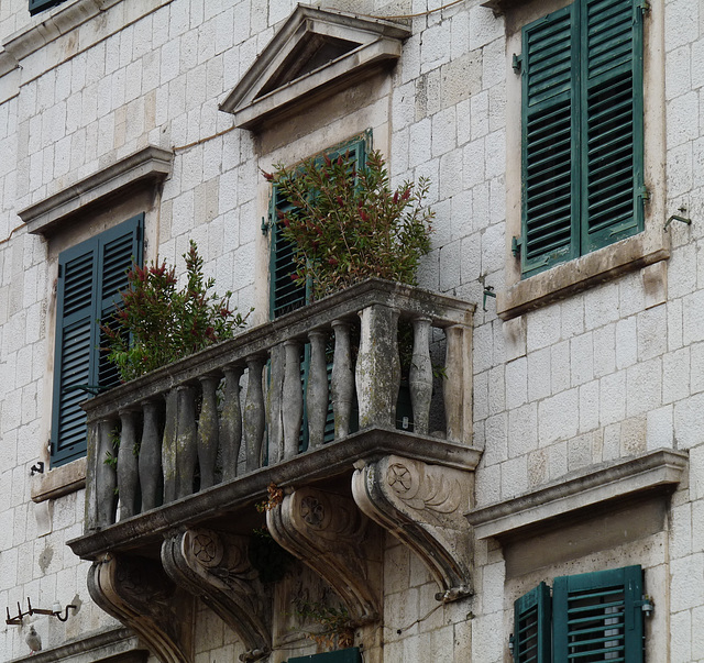 Kotor- Stone Balcony