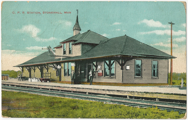 MN0974 STONEWALL - C.P.R. STATION