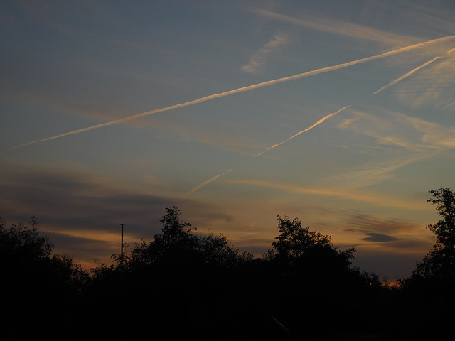 ciel du soir,