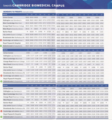 Universal bus service (Cambridge) leaflet - (3 of 6)