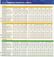Universal bus service (Cambridge) leaflet - (5 of 6)