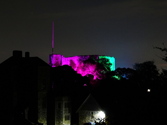The Castle at night