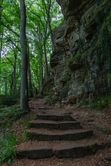 Luxemburg - Rundwanderweg B2 in Berdorf in der Region Müllerthal Luxemburg - Rundwanderweg B2 in Berdorf in der Region Müllerthal