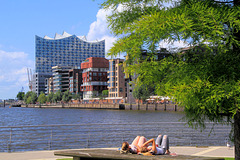 Hamburg, Relaxen - im Glanze der Elbphilharmonie
