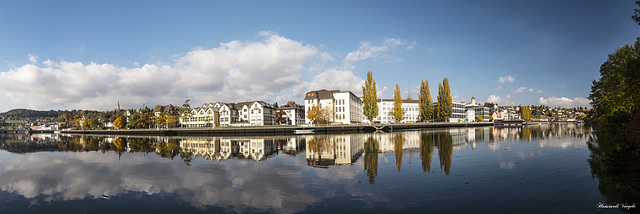 Stadt Schaffhausen im Herbst 2016