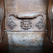 Misericord: green man and leaves