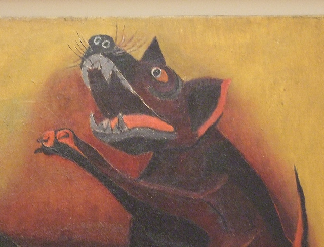 Detail of Animals by Rufino Tamayo in the Museum of Modern Art, August 2010