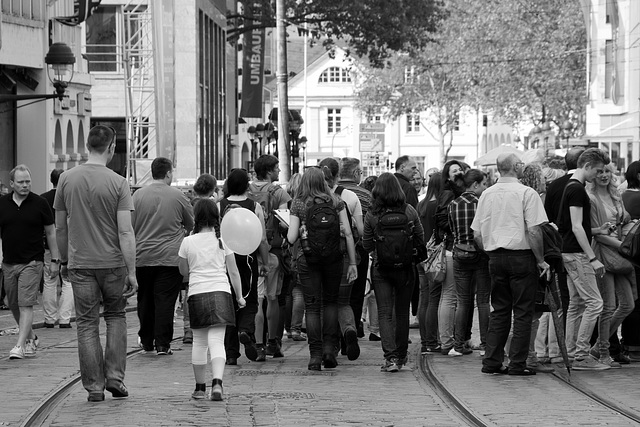 Freiburg's Street life · Kaiser-Joseph-Straße