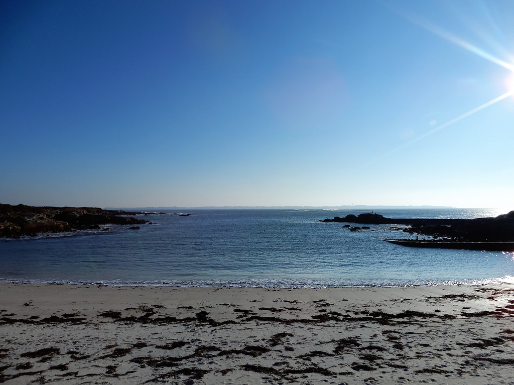 la mer s'est retirée,