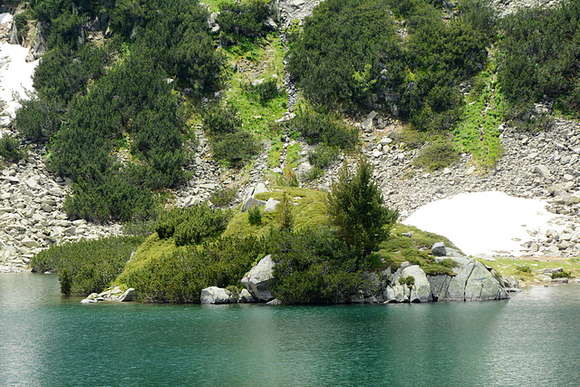 Bulgaria, Pirin Mountains, The Shore of the Fish Lake