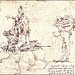 Leonardo da Vinci - illustraion for virtue and envy