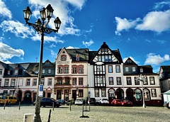 Auf dem Marktplatz in Weilburg