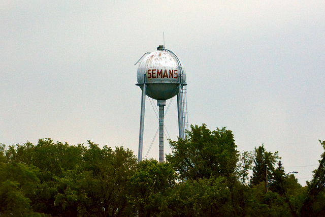 Canada 2016 – The Canadian – Water tower of Semans in Saskatchewan