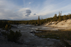 Evening in Norris Geyser Basin