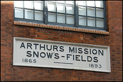 Arthur's Mission sign