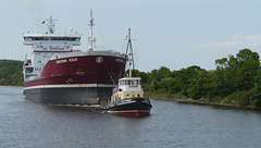 Tanker 'Northern Ocean' and M.S.C. Tug 'Viceroy'