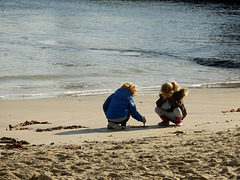 dessin à la plage