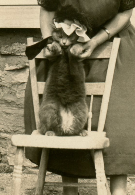 Fritz and His Easter Bonnet (Detail)