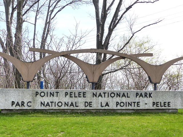 Day 3, entrance to Pt Pelee, Ontario