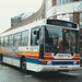 Stagecoach Red and White P890 MNE in Cardiff – 26 Feb 2001