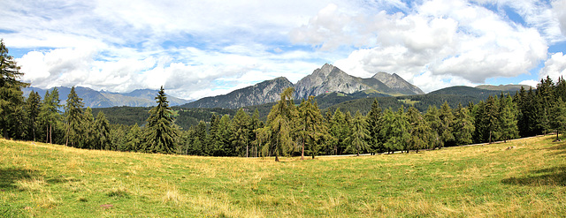 Blick auf den großen und kleinen Ifinger und die Verdinser Plattingerspitze (Notes)