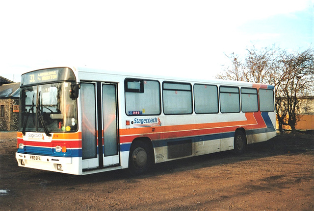 Stagecoach Cambus 319 (P319 EFL) at Flint Cross – 14 Dec 1996 (340-7)