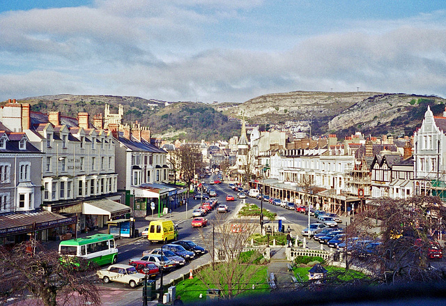 Llandudno, looking towards The Great Orme (Scan from 1995)