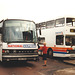 Chenery Travel (National Express contractor) H64 PDW in Newmarket – 20 Jan 1997 (342-15)