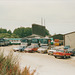 Cambridge Coach Services yard at Waterbeach - 15 Jul 1990