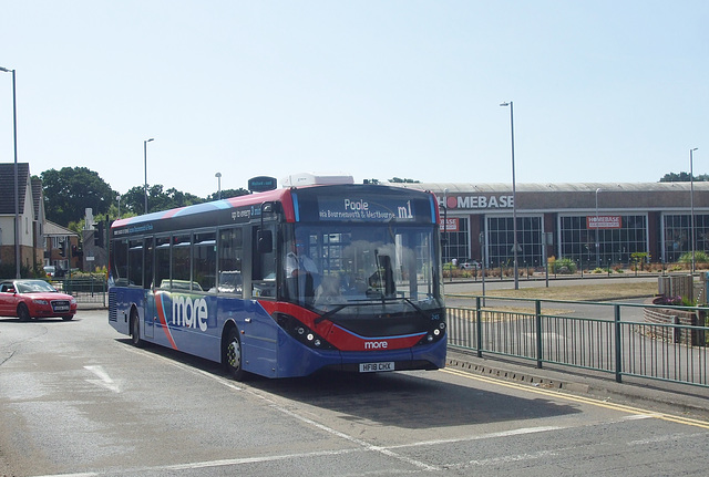 DSCF4050 More Bus 245 (HF18 CHX) in Bournemouth - 1 Aug 2018